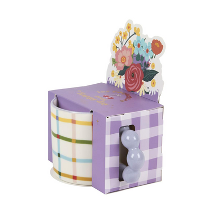 🌈Mugs Happy Mood – Colorés et à anses bulles pastel -4 modèles