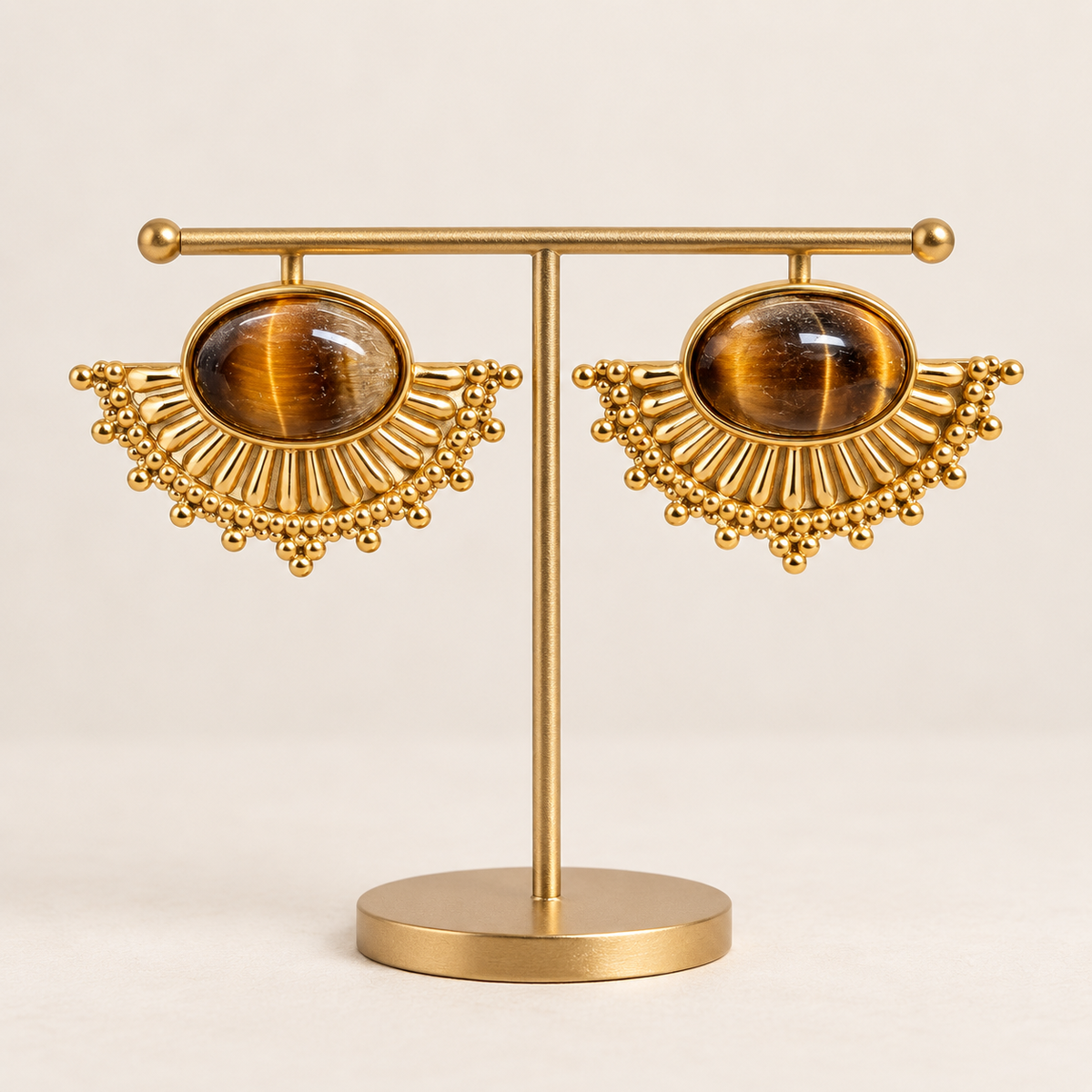 ✨Boucles d’oreilles  – Acier inoxydable doré