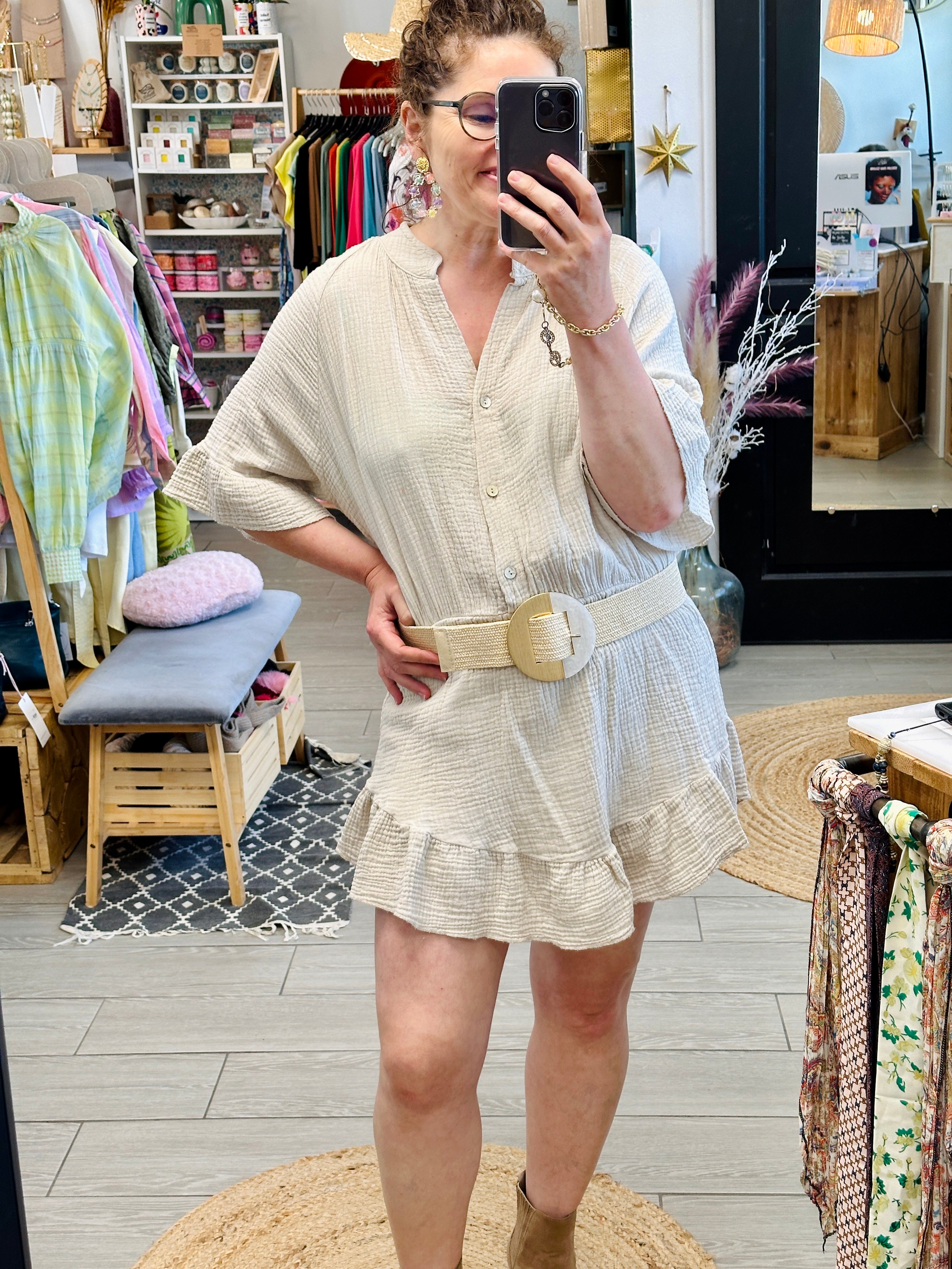 Combi-short "Naïa" – L’illusion parfaite d’une robe 👗✨