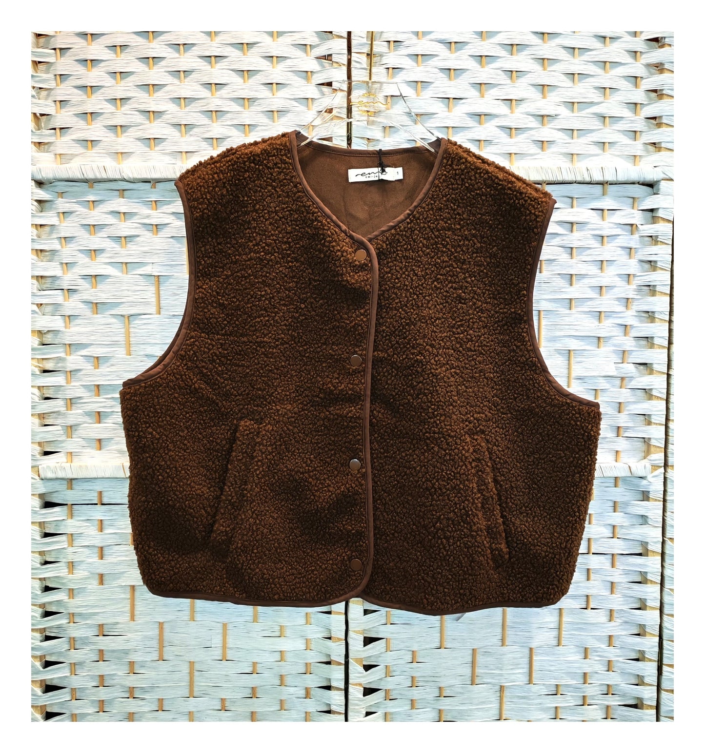 💘Gilet Joana – Sherpa doux & stylé