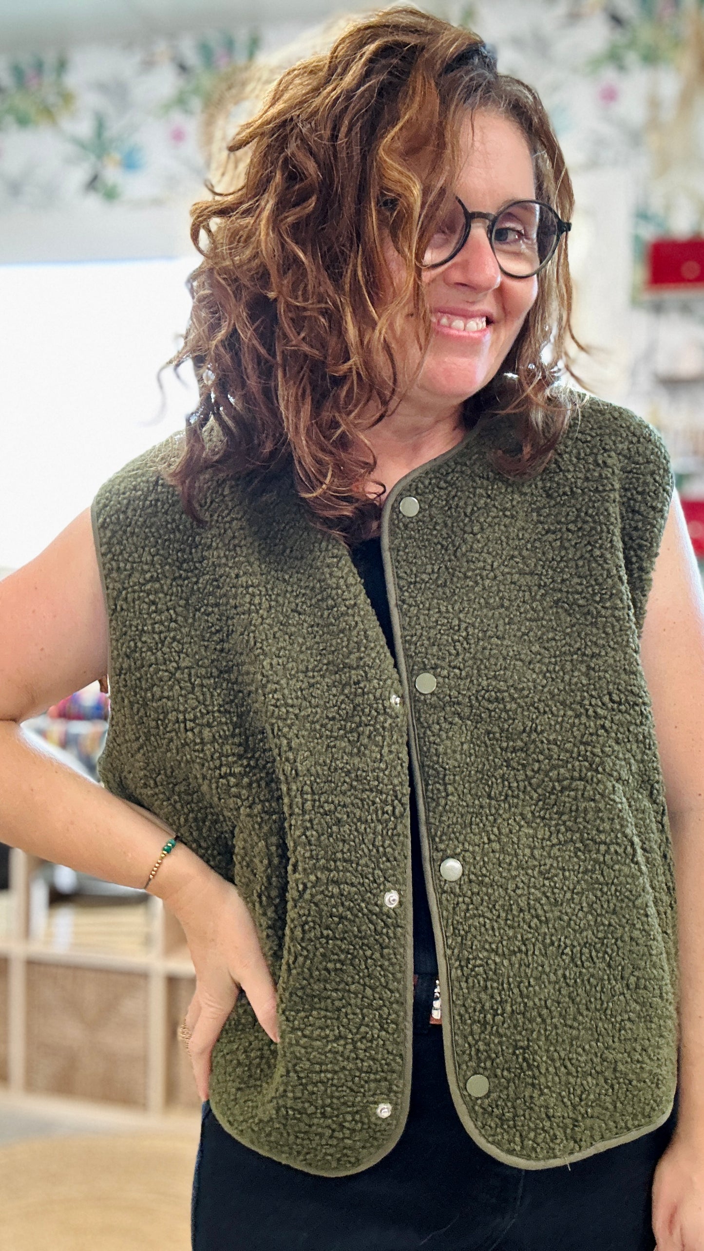 💘Gilet Joana – Sherpa doux & stylé