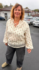 ✨Blouse Ilona – Grande taille écrue en coton