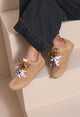 ✨Baskets camel – Lacets décoratifs et perles