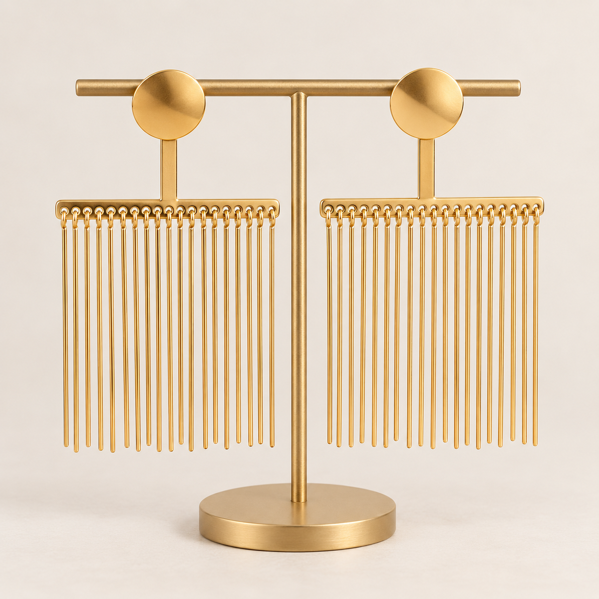 ✨Boucles d’oreilles  – Acier inoxydable doré