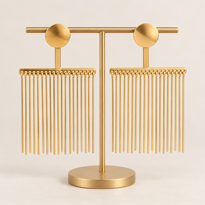 ✨Boucles d’oreilles  – Acier inoxydable doré