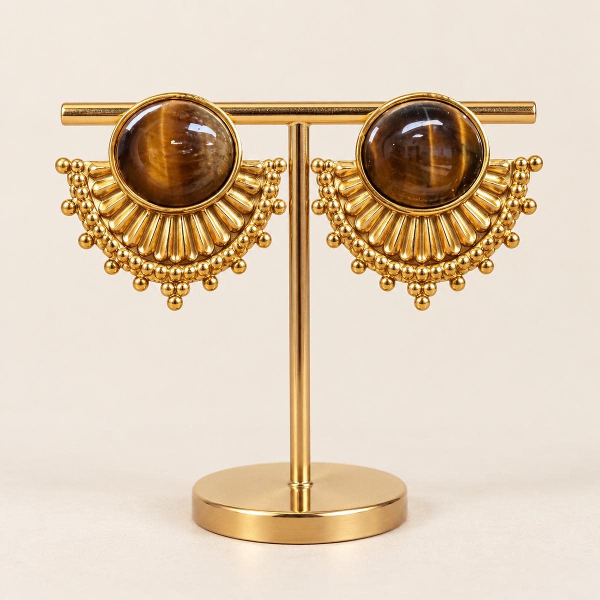 ✨Boucles d’oreilles  – Acier inoxydable doré