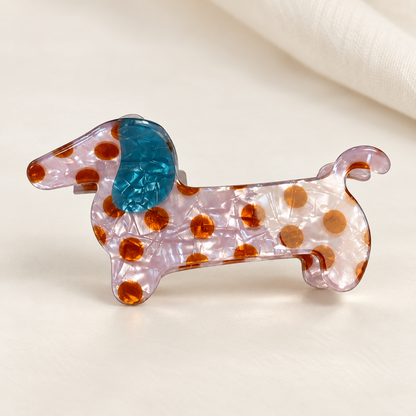🌈Pince à cheveux originale en acrylique – Animaux et fruits