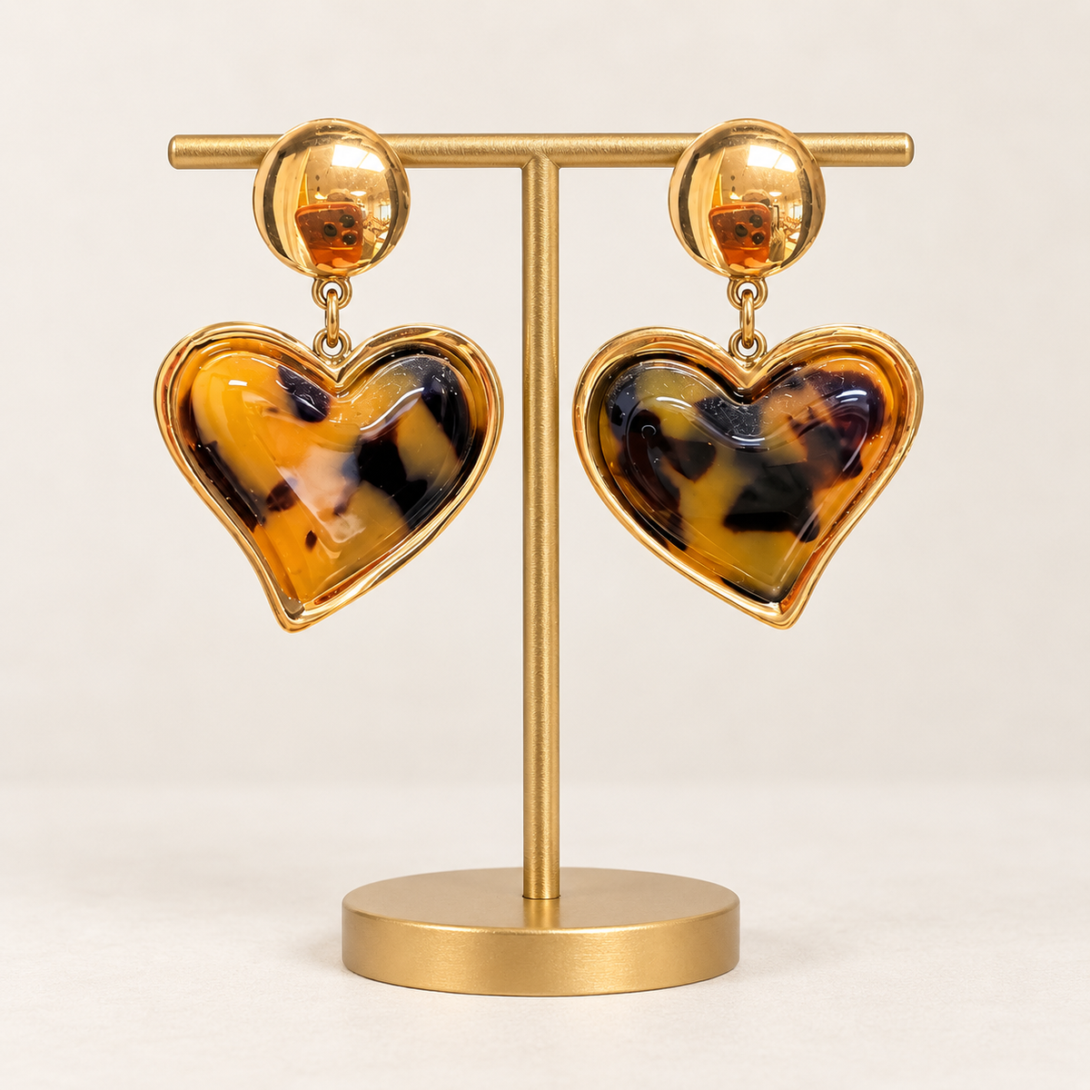✨Boucles d’oreilles  – Acier inoxydable doré