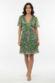 💚 Robe Jade vert prune – Fluide & féminine