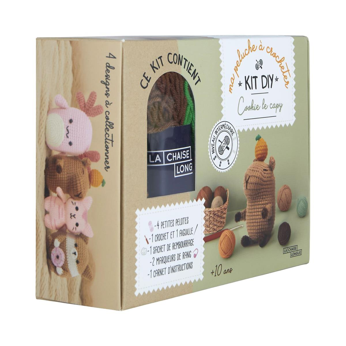 🧶 Kit DIY Crochet – Axel, Murphy, Cookie & Tigri