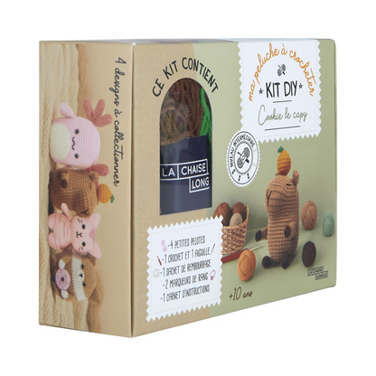 🧶 Kit DIY Crochet – Axel, Murphy, Cookie & Tigri
