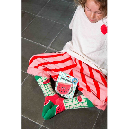 🍉 Chaussettes enfants Pastèque – EAT MY SOCKS