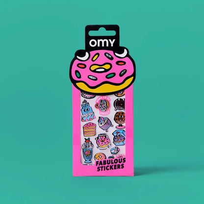 stickers fantaisie omy colorés tendance rennes