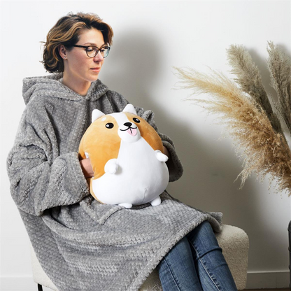 🐾 Manchon Corgi tout doux – L'accessoire cocooning de l'hiver