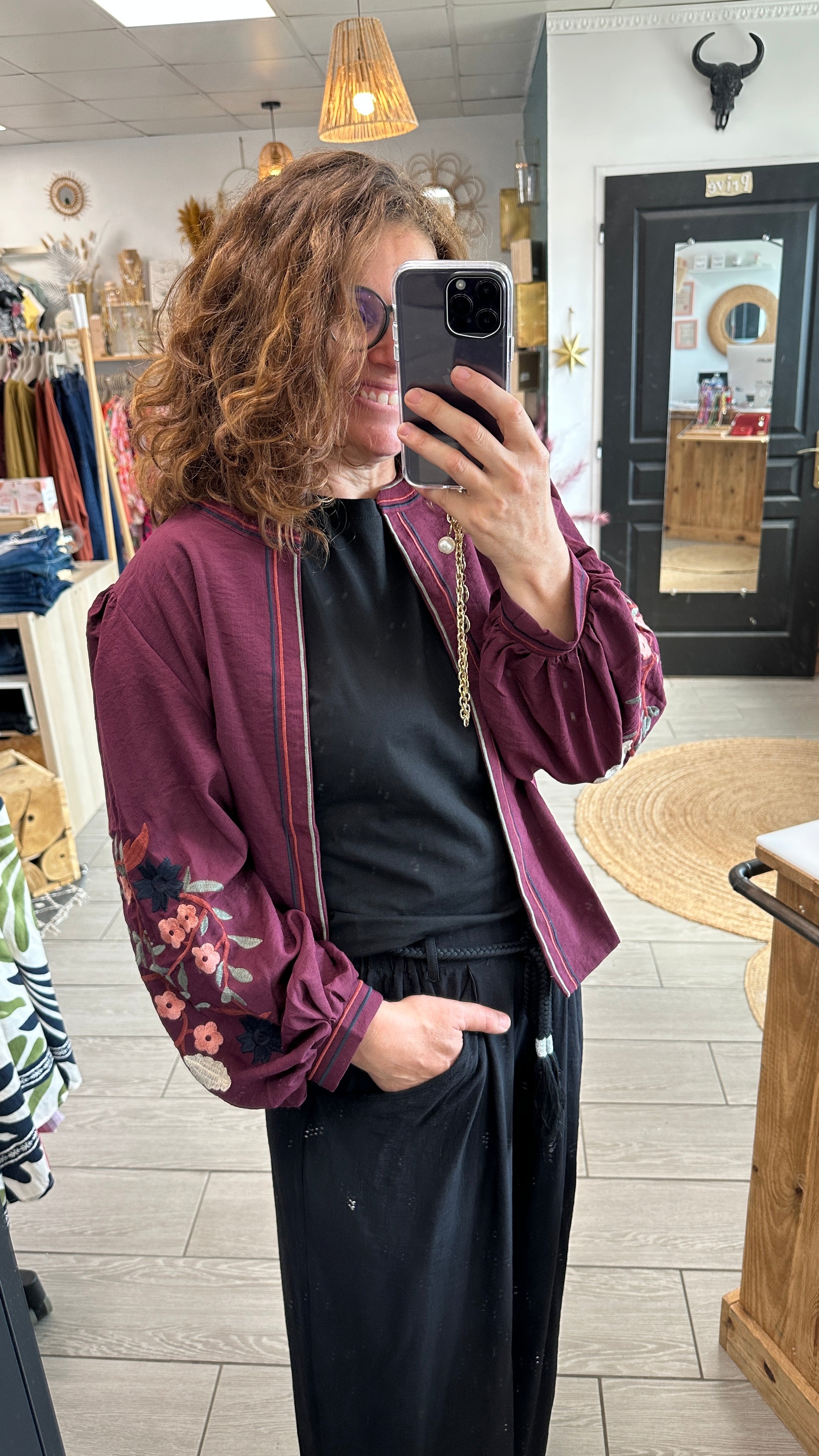 ✨ Gilet Floriane – L'élégance bohème chic