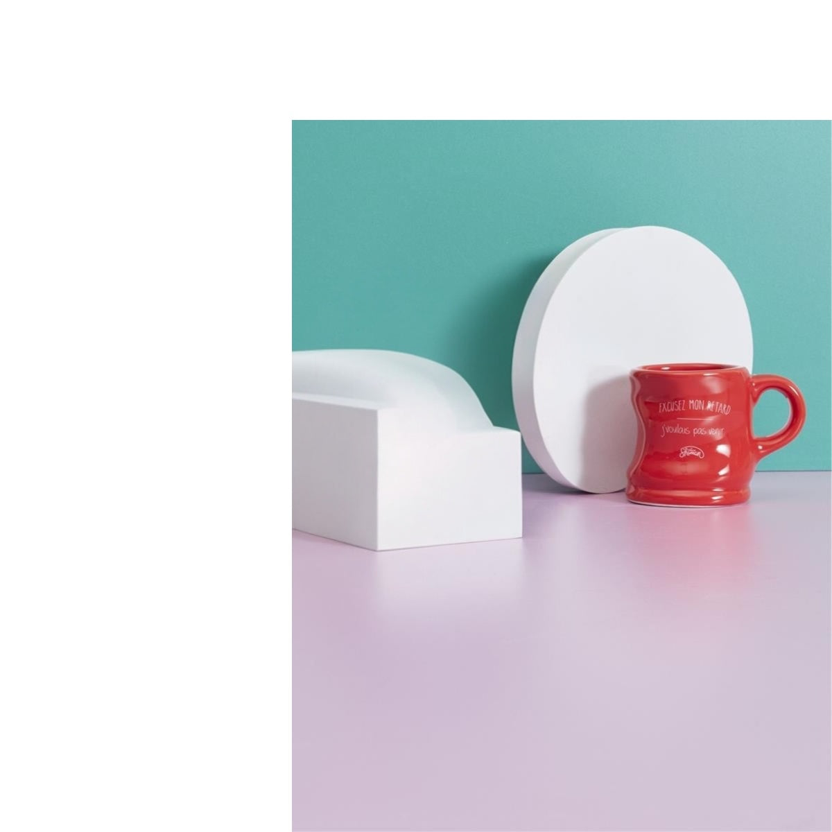 😄Mugs Bonne humeur froissée – Bleu ou Rouge