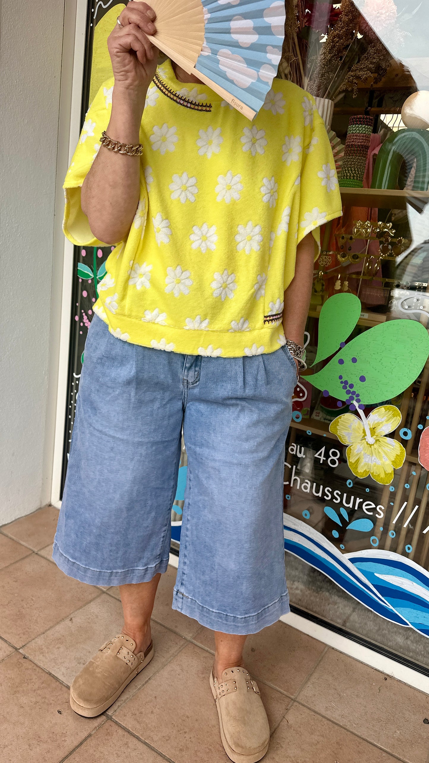bermuda style jean bleu tendance moderne du xs au xl johanna paris orfeo paris april vintage pau tarbes