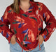Blouse Paloma élégante à imprimé floral manches longues – Abana 64480