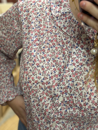 blouse imprimee fleurs maelle lille