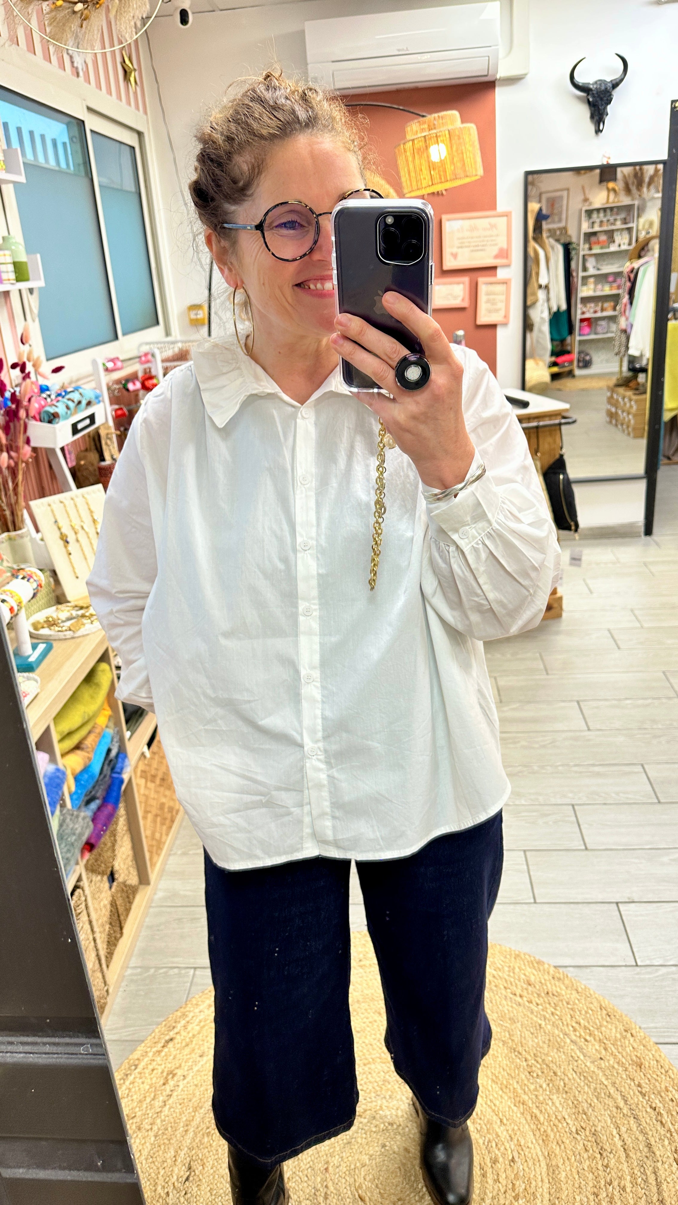 chemise blanche col victorein longue orfeo paris brest