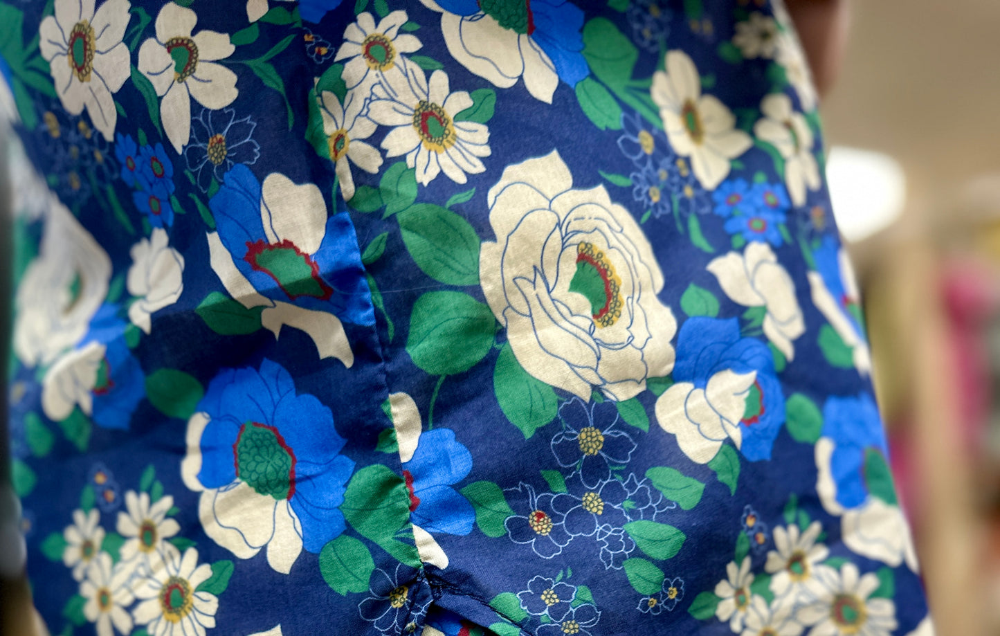 blouse fleurie bleue banditas femme bordeaux