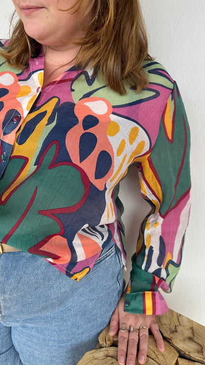 5. Look complet avec chemise Pablo rentrée dans un jean pour un style tendance – Abana Boutique 64310