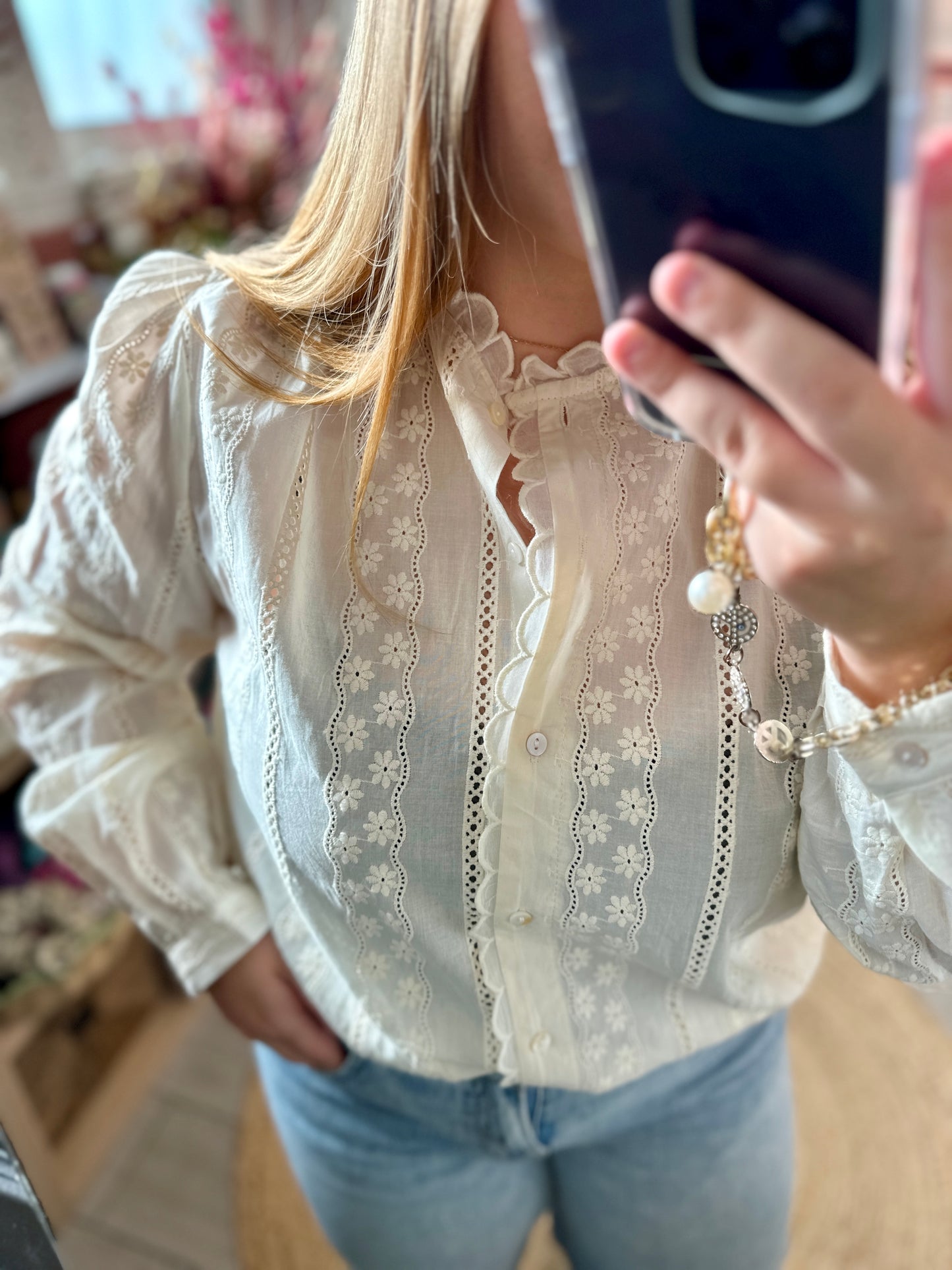chemise eleonore majolica by one in april toulouse