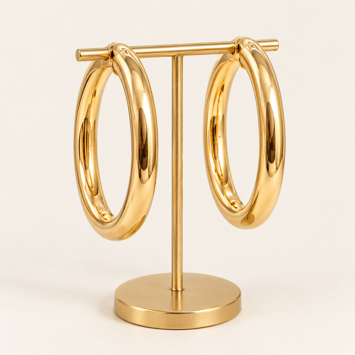 ✨Boucles d’oreilles  – Acier inoxydable doré