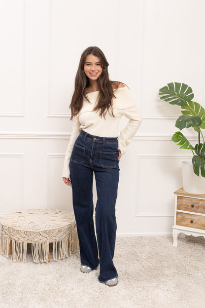 Jean Flare Léana – Galbe parfait & confort garanti