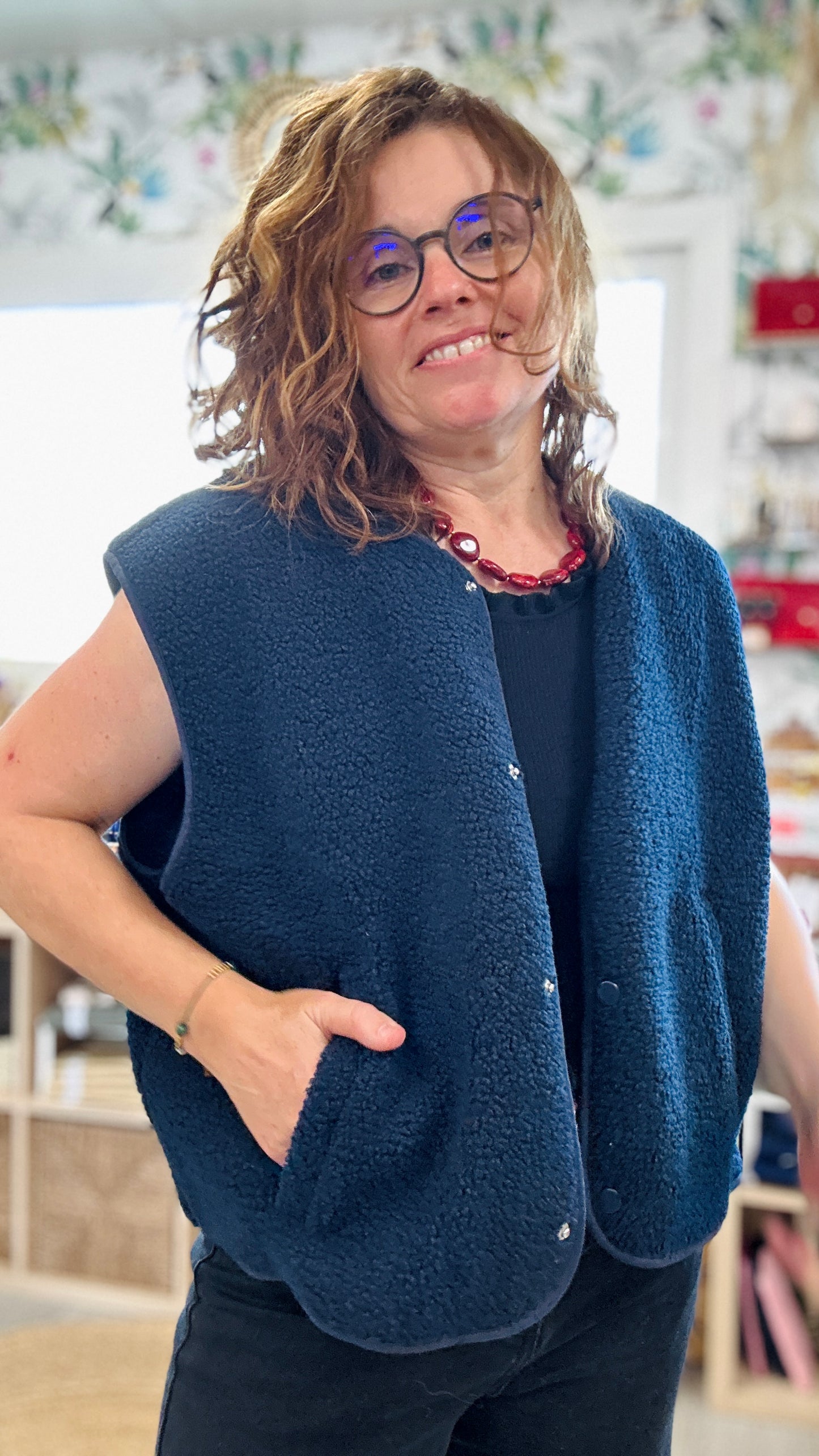 💘Gilet Joana – Sherpa doux & stylé