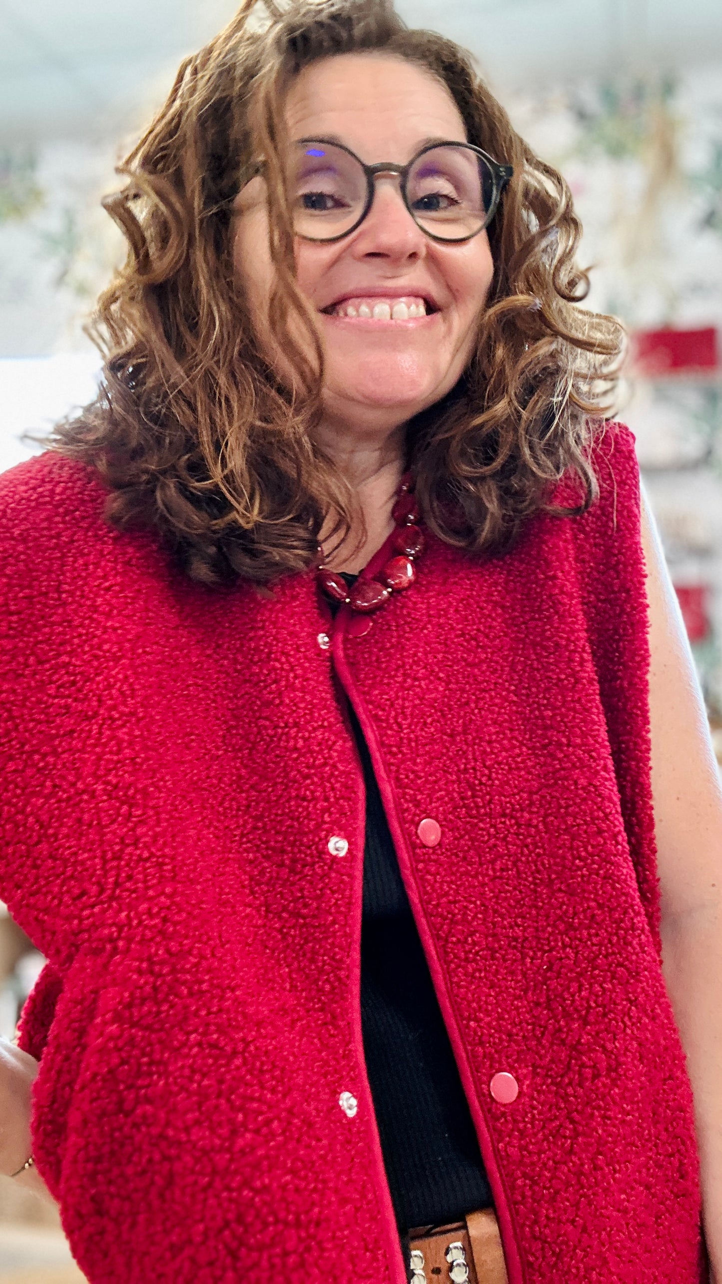 💘Gilet Joana – Sherpa doux & stylé