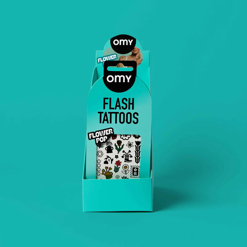 flash tattoos omy flower power tatouage temporaire brest