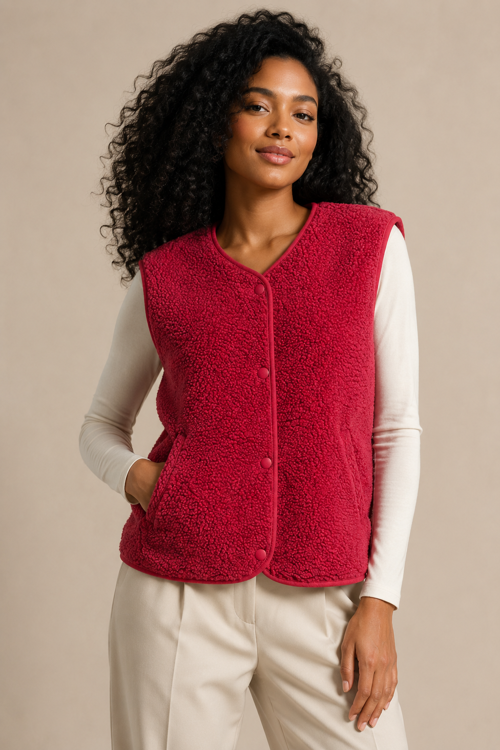 gilet san smanches teddy mode femme abana coupe barrel banditas abana pau tarbes lourdes 