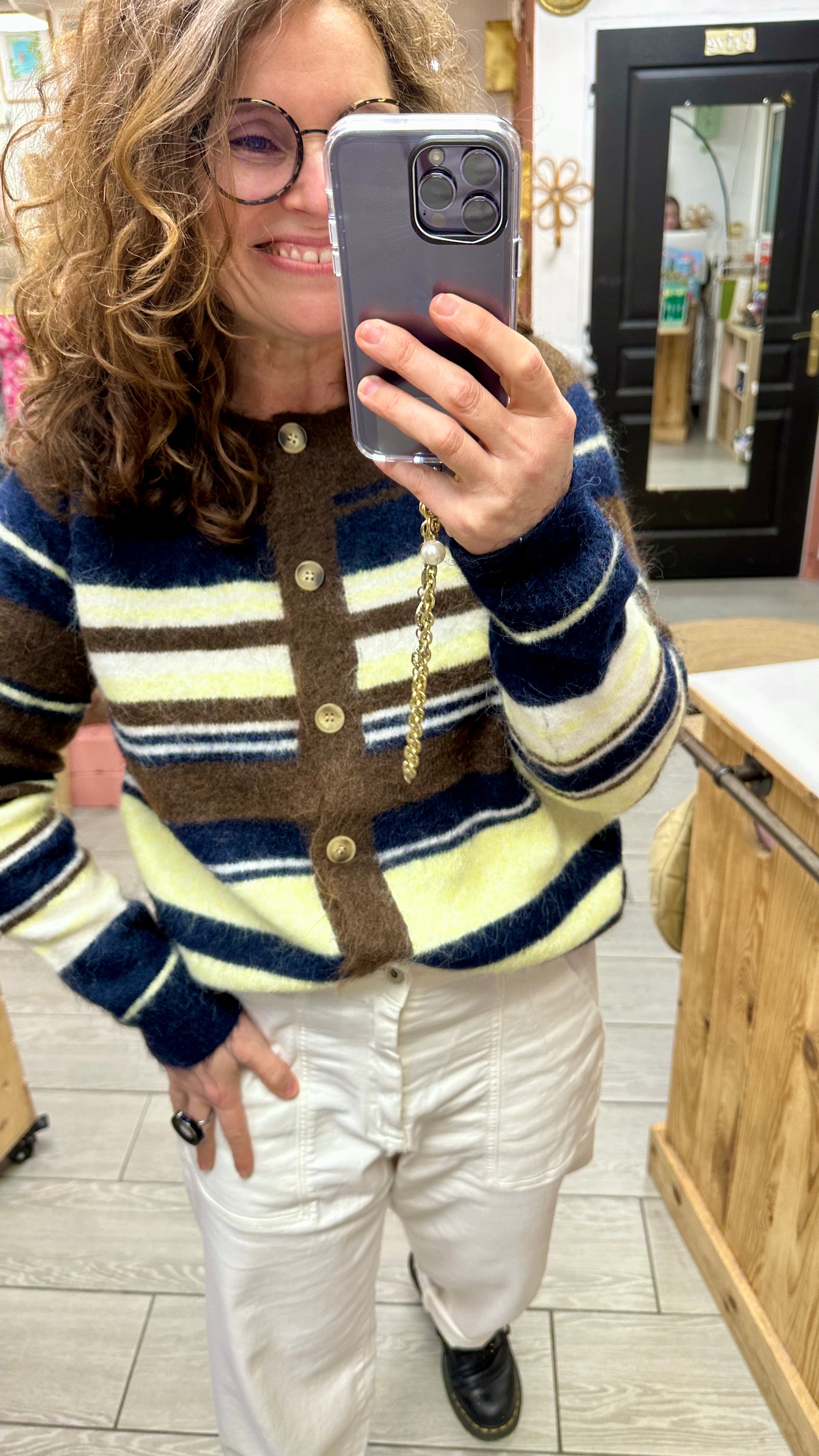 cardigan rayures maelle femme lyon