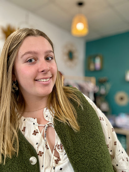 Gilet grande taille femme doux et confortable - Abana Boutique 64250