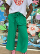 💚 Pantalon Soline gaze de coton – Fluide et léger