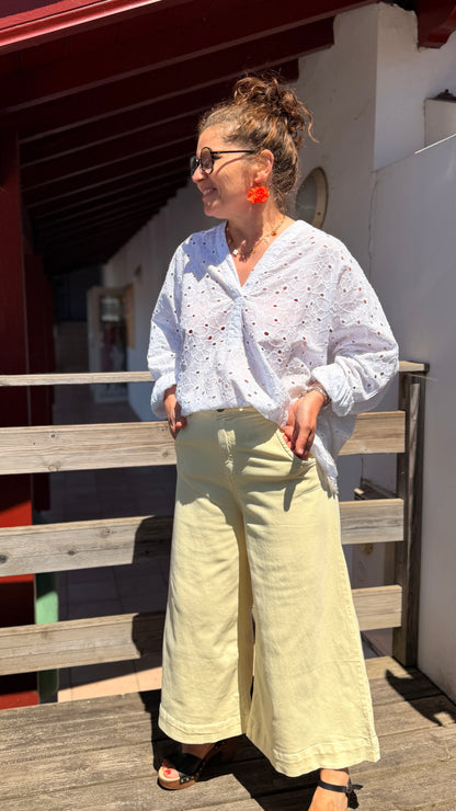 💛Pantalon Lucia - 7/8 Jaune