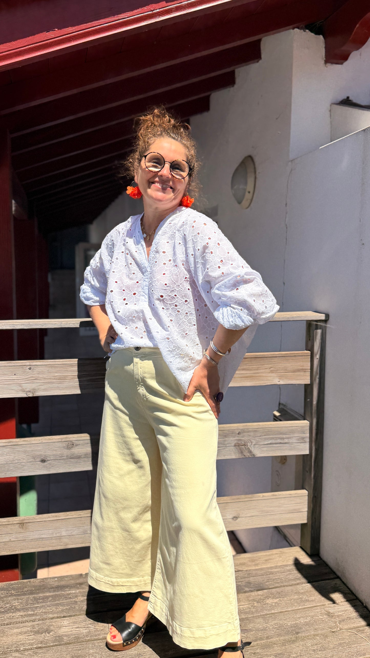 💛Pantalon Lucia - 7/8 Jaune