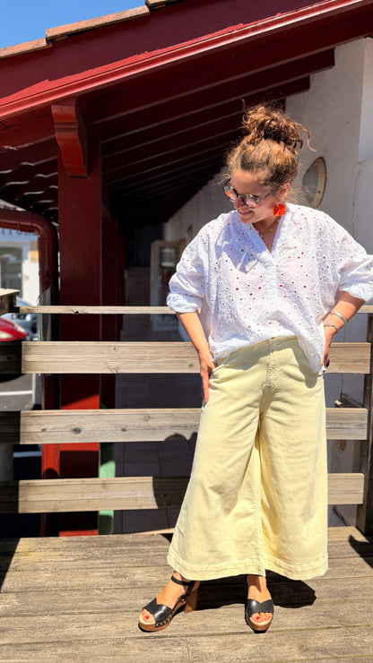 💛Pantalon Lucia - 7/8 Jaune