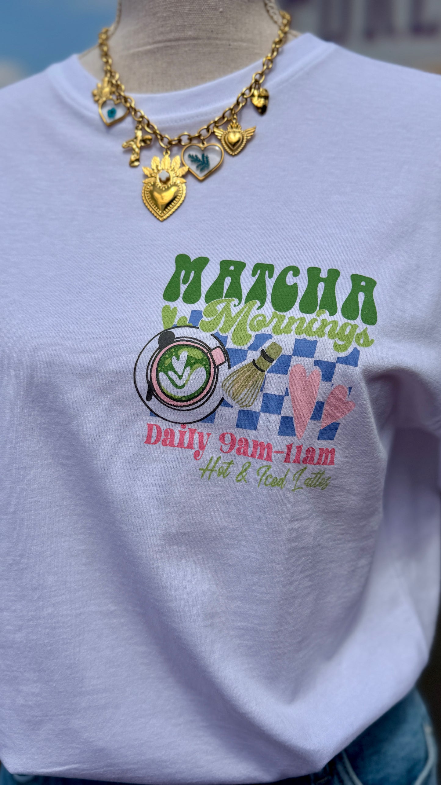 💚Tee-Shirt Matcha – La couleur tendance de la saison