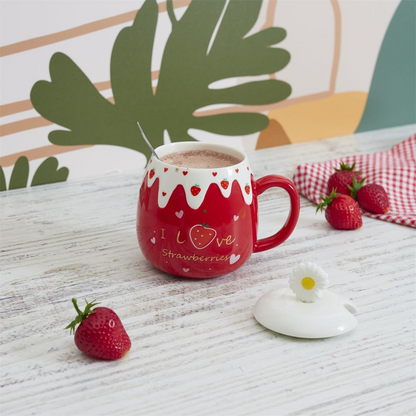 🍓 Mug Yummy Fraise – Adorable, coloré et ultra gourmand !