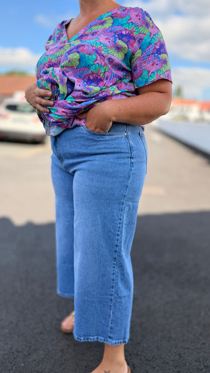 👖Bermuda Nessa – Wide Cropped