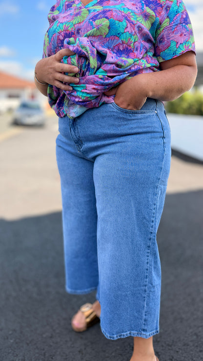👖Bermuda Nessa – Wide Cropped