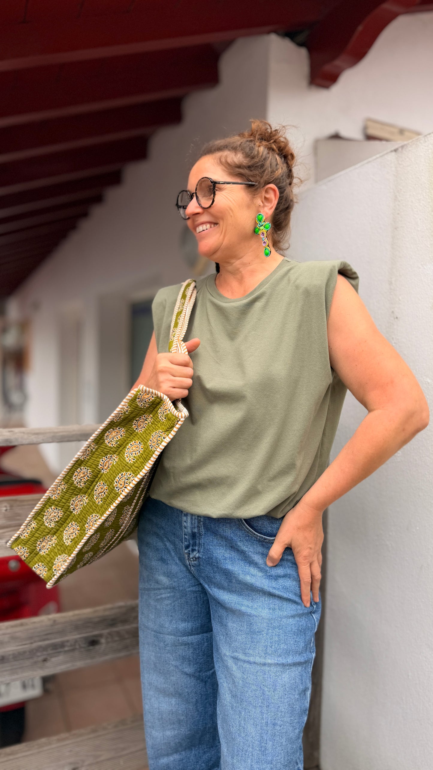 ✨Teeshirt  Camille – Épaulettes Bouffantes