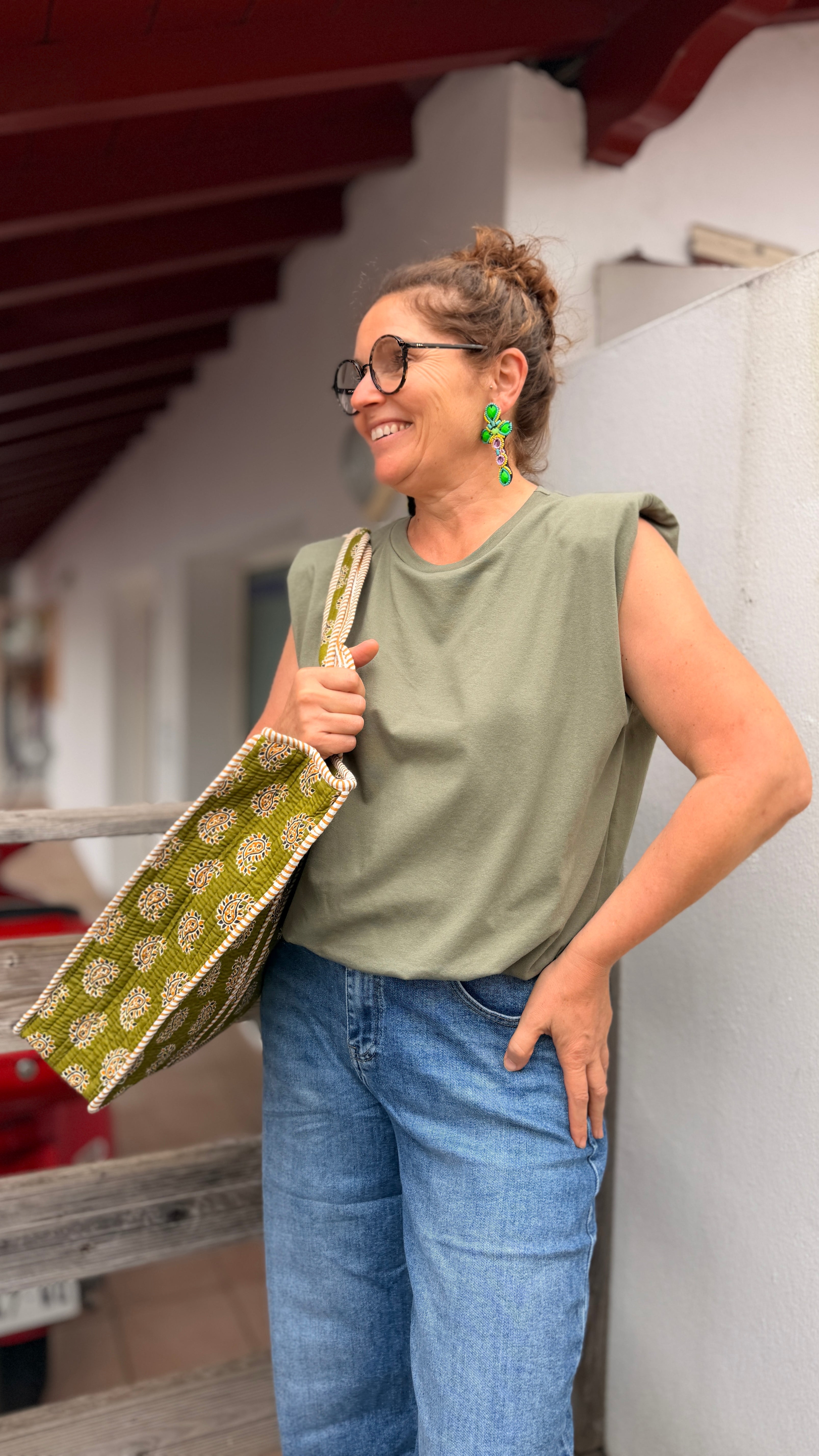 ✨Teeshirt  Camille – Épaulettes Bouffantes