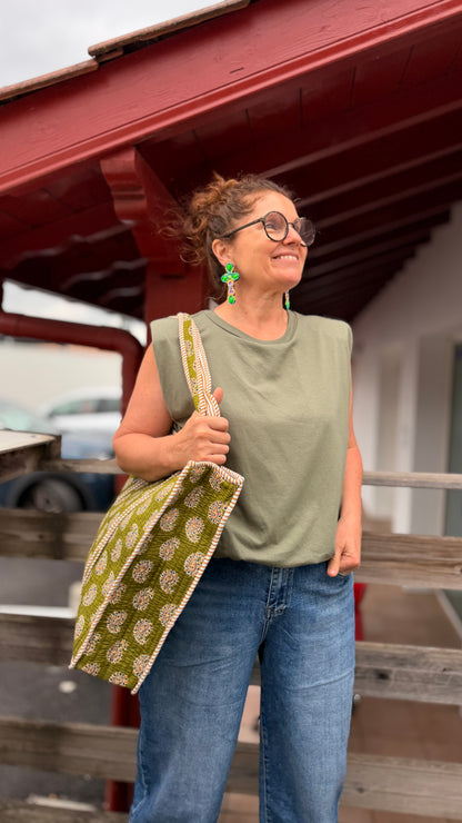 ✨Teeshirt  Camille – Épaulettes Bouffantes