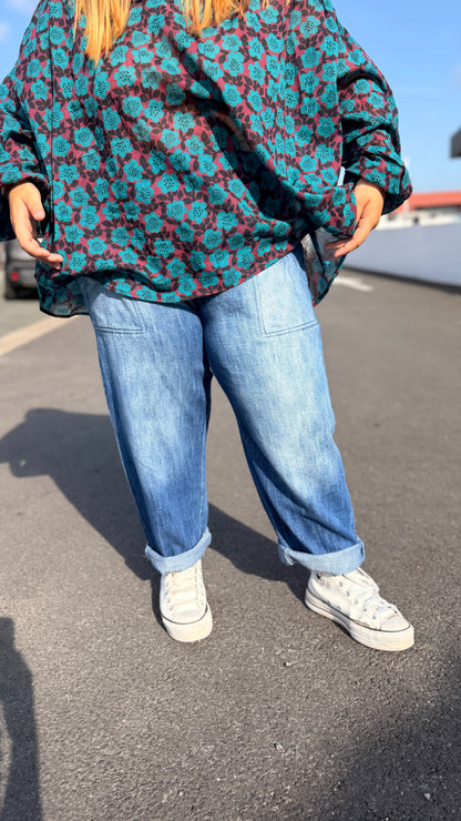 💙 Jean Vader bleu Banditas – Esprit casual délavé
