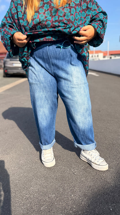 💙 Jean Vader bleu Banditas – Esprit casual délavé