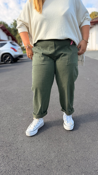 Pantalon Tanaro Kaki - Banditas from Marseille