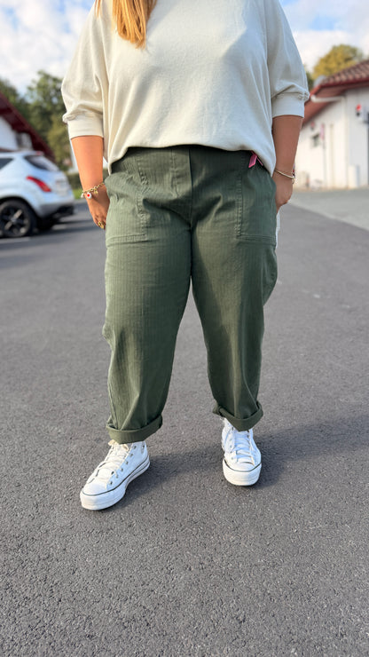 Pantalon Tanaro Kaki - Banditas from Marseille